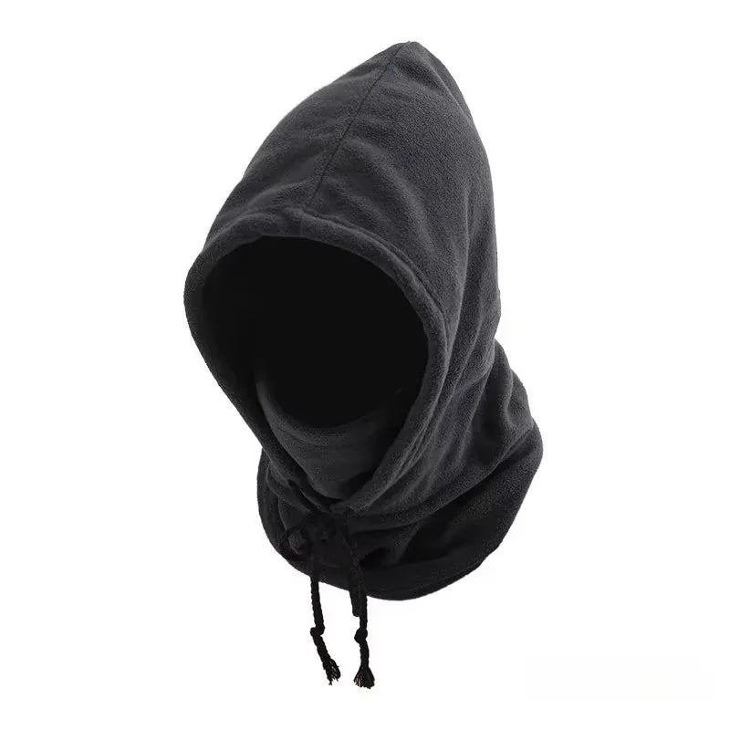 Unisex Winter Balaclava Hat - Windproof Mask with Drawstring, Motorcycle Riding Headwear Warm Winter Hat for Cold Weather