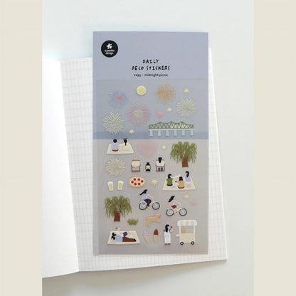 Korean Import Suatelier Travel Home Life Study Friend Stickers Scrapbooking Diy Journaling Diary Stationery Sticker School Gift