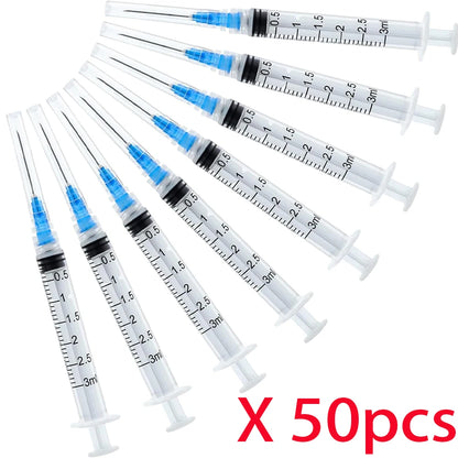 3ml Disposable Luer Lock Syringe, Suitable for Pets and Farm Animals, Industrial Use, Laboratory Dispensing, and Manual Applications