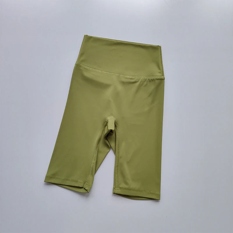 Women Sports Shorts Yoga Shorts Short Legging High Waist Fitness Tight Shorts Quick Drying Workout Clothing Cycling Gym Shorts