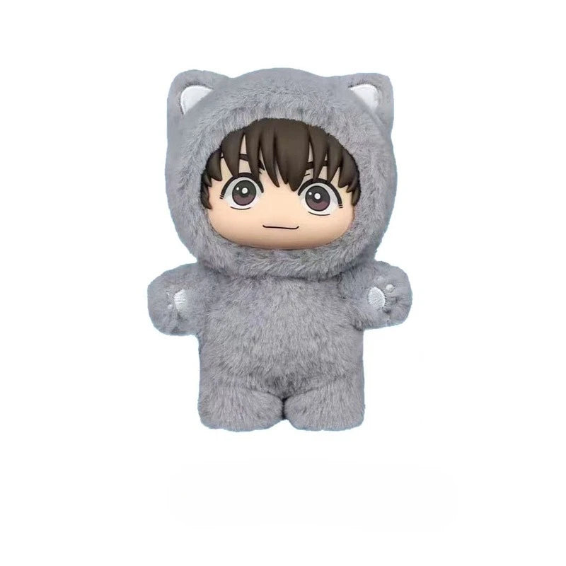 Jujutsu Kaisen Battle V2 Cat Paradise Party Series Art Collectible Blind Box Toy Cute Plush Doll Anime Periphery Surprise Gift