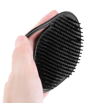 1 PCS Shampoo Comb Pocket Men Beard Mustache Palm Scalp Massage Black Hair Care Travel Portable   Brush Styling Tools