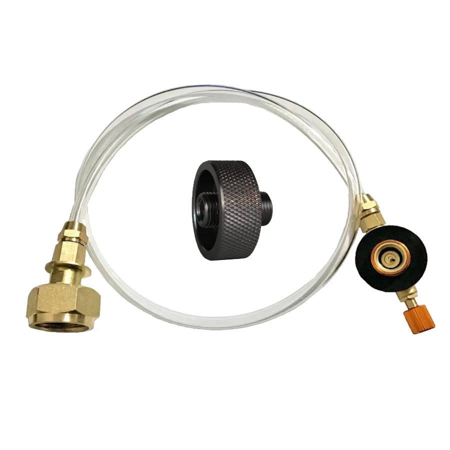 Europe Camping Gas Tank Refill Adapter Outdoor Cylinder Filling Adapter Gas Tank Furnace Connector Accessories