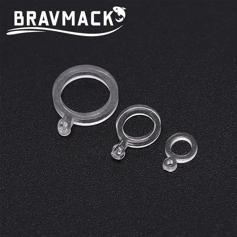 100pcs/pack Baitbands For carp coarse fishing tackle White bait band pellet bait bands Fishing Accessories