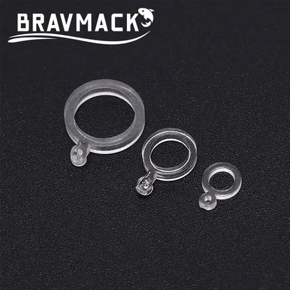 100pcs/pack Baitbands For carp coarse fishing tackle White bait band pellet bait bands Fishing Accessories