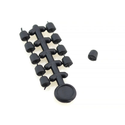 Hirisi 50pcs Rubber Beads for Carp Fish Hook Carp Fishing Accessories Fish Hook Stoper 20pcs Fishing Boilie Screw Chod Rigs