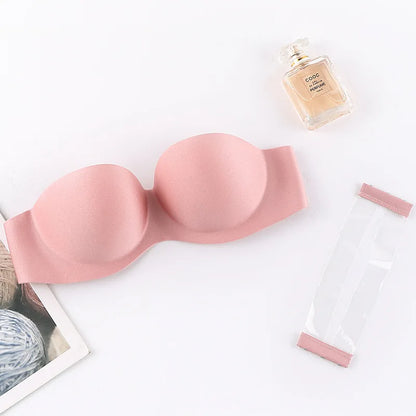 Sexy Strapless Bras Women Wireless Bralette Soft Female Underwear Ladies Seamless Bras Invisible Bra With 2pcs Straps