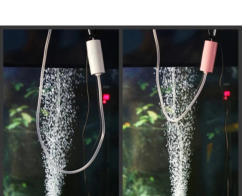 Aquarium USB Air Pump Fish Tank Air Compressor Aquarium Portable Mini Oxygenator Oxygen Aerator Aquarium Accessories 5V