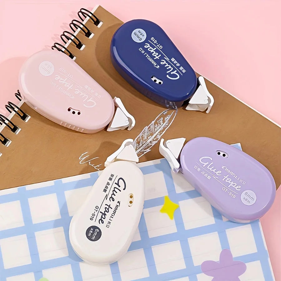 1/4pcs Double-sided Adhesive Dot Tape - Suitable for Collage Pictures, Handwritten Creations, School Stationery Items, Etc