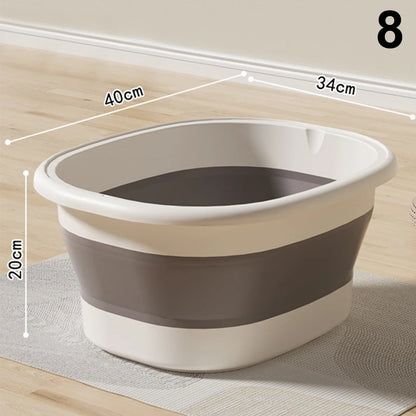 1Pcs Foldable Home Foot Bath Bucket Portable Foot Soak Foot Tub Massage Foot Wash Leisure Health Bucket Foot Bath Basin