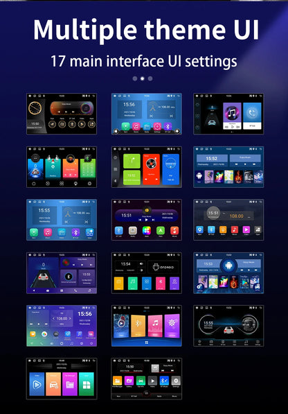 7 9 10"2 Din Car Audio Android 13 Android auto Wireless Carplay 64G Automotive Multimedia Player BT GPS Car intelligent Systems