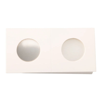 1 Set Coin Storage Stamp Holder Square Cardboard Case Coin Album Collection Coin Holders Flip Clip Coin Capsules Cover Storage