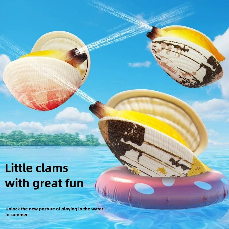 Simulated Water Spraying Clam Toy Prank Toy Water Simulation Shell Toy Children's Mini Water Gun Summer Playing for Boy