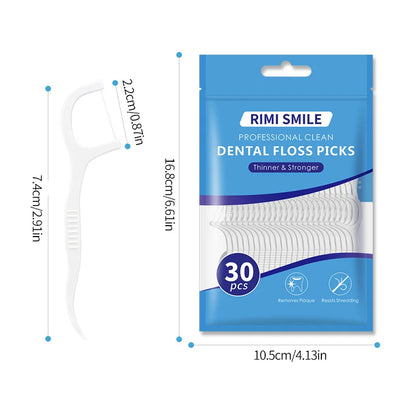 600PCS/300PCS/100PCS/50PCS/30PCS - Dental floss stick - interdental cleaning tool
