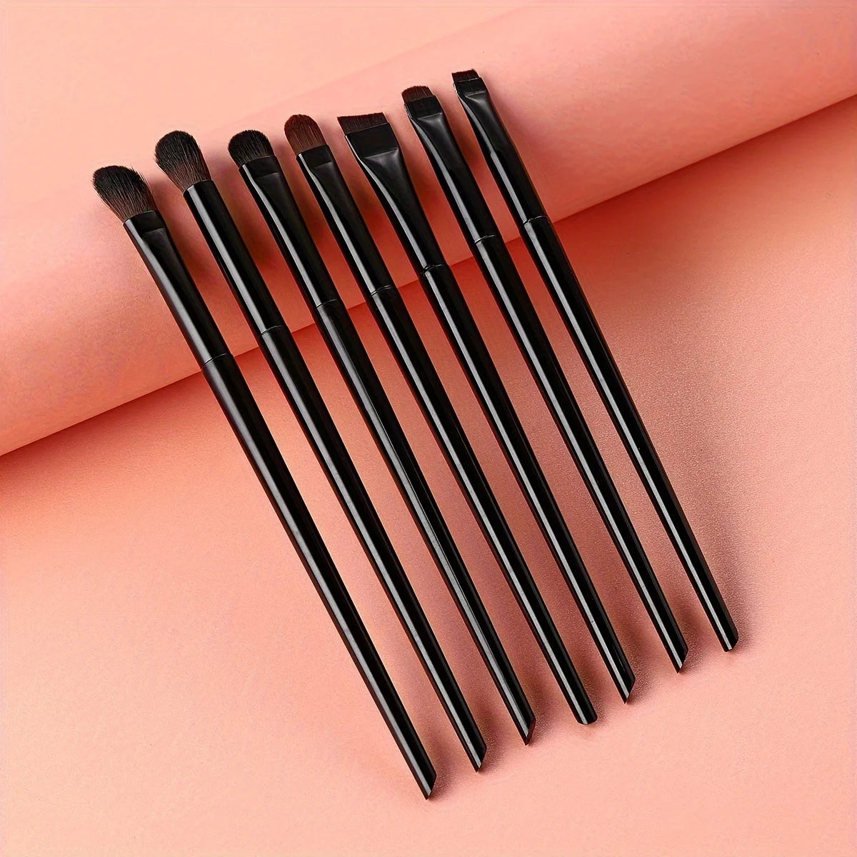 Ultra-Thin Eyebrow Brush Set -3Pcs Angled Precision Eyeliner MakeupBrushes, Synthetic Bristles Slanted Eyeshadow Eye Brow Tintin