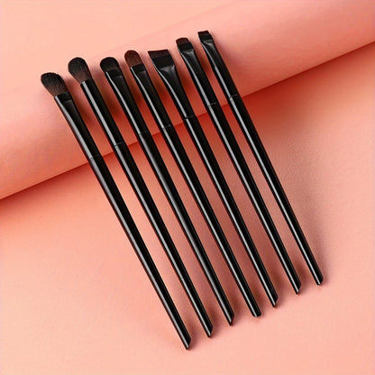 Ultra-Thin Eyebrow Brush Set -3Pcs Angled Precision Eyeliner MakeupBrushes, Synthetic Bristles Slanted Eyeshadow Eye Brow Tintin