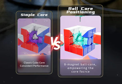 [CubeFun] MoYu RS3M V5 3x3x3 Magnetic Magic Cube Ball Core Professional Cubo Magic Speed 3x3 Cube RS3M Moyu Cubing Puzzle Toys