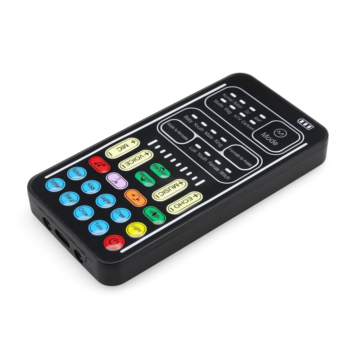 New I9 Mini Voice Changer Live Sound Card  + Headphones + Microphone Audio 8 Sound Effect Machine Equipment Voice Card for Phone