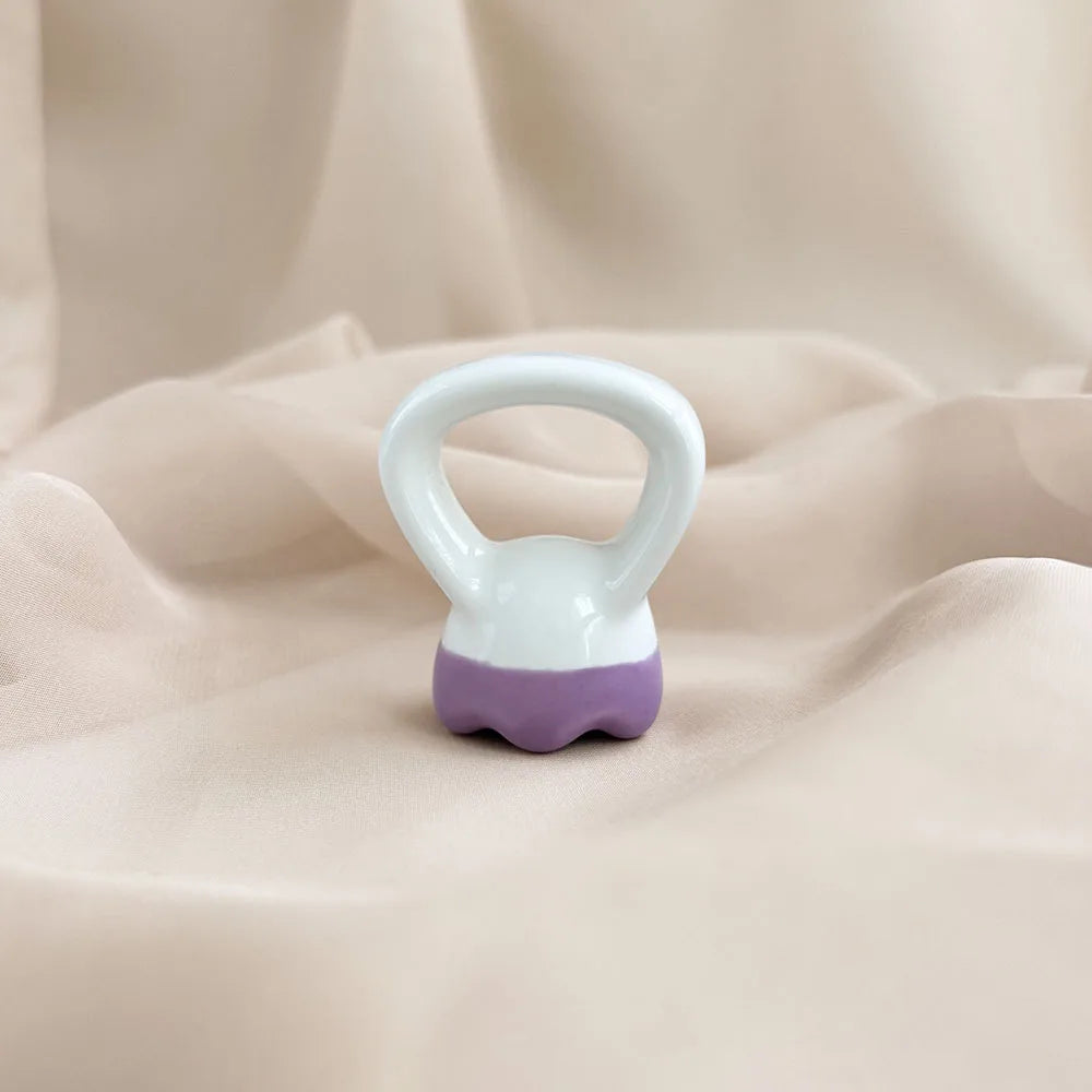 Massage Gua Sha Plate Ceramic Guasha Massage Board Ring Shape Skin Tightening Compact Ergonomic for Face Head Shoulder Knee