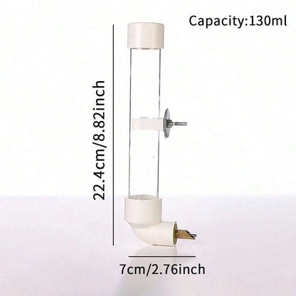 1pc-Bird automatic water dispenser, water bottle with needle, equipment for providing water to birds