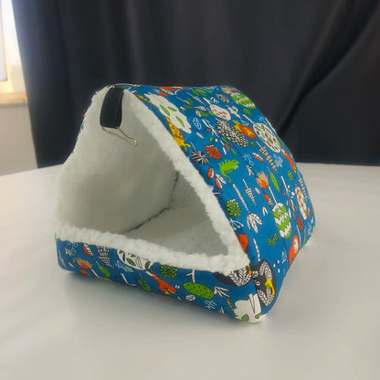 Parrot Hamster's Nest Insulation Cotton Nest Bird's Nest Fleece Thickened Winter Little Favored One Parrot Hamster Supplies