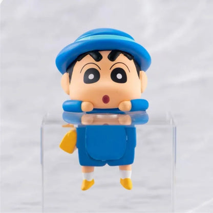 New Crayon Shin-Chan Blind Box Animation Figurine Hippers Mobile Phone Car Decoration Figurine Pendant Gift Anime Periphera Gift