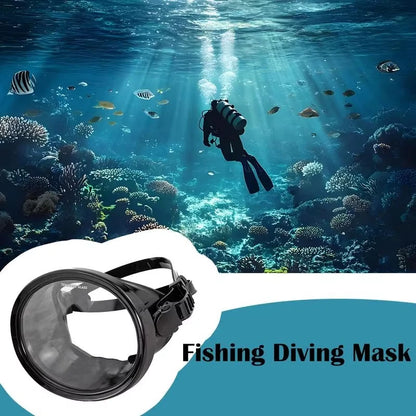 XIAOTREE   Fisherman's Goggles Tempered Glass Waterproof Snorkeling Goggles Adjustable Anti-Fog Diving Mask Freediving