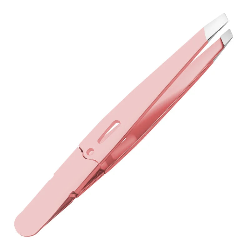 MR.GREEN  Eyebrow Tweezer Colorful Hair Beauty Fine Hairs Puller Stainless Steel Slanted Eye Brow Clips Removal Makeup Tools