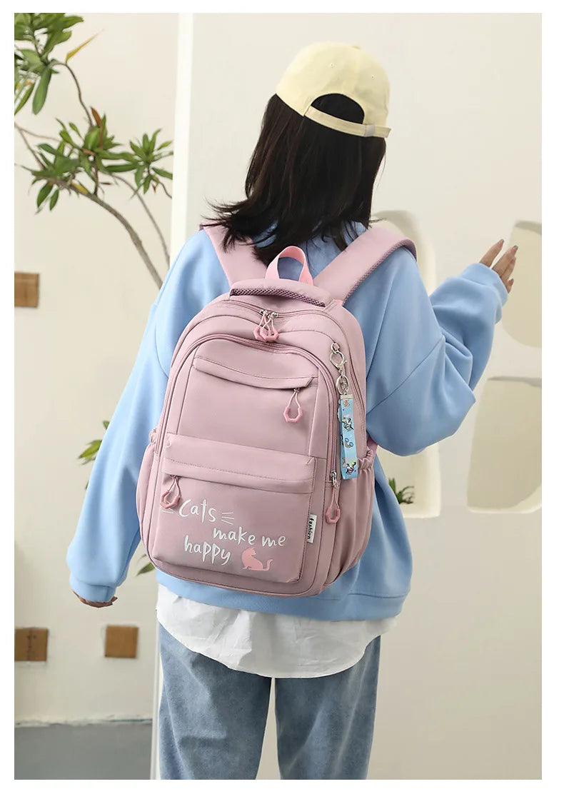 Teenage Girls School Bag Children Backpack Class Child Kids Back Pack Kawaii Bagpack Cute Women Rucksack Female Bolsas Portfolio