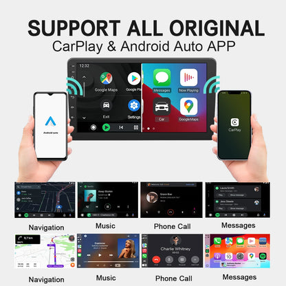 XUDA 2in1 Wireless CarPlay Adapter Android Auto AI Smart Box Car Intelligent Systems For VW Toyota Nissan Honda Ford Benz