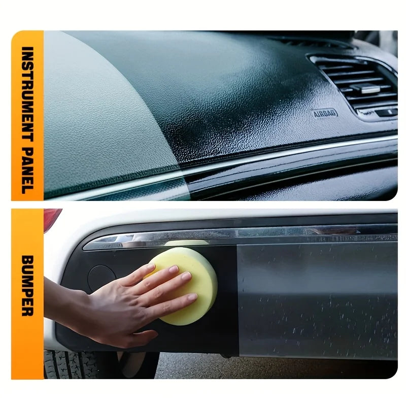 1 Piece of 50g Premium Tire Renewal Wax, Continuous Shine Wheel Polish Restorer, Protective Agent, Can Prevent Car Tires from Aging and Cracking