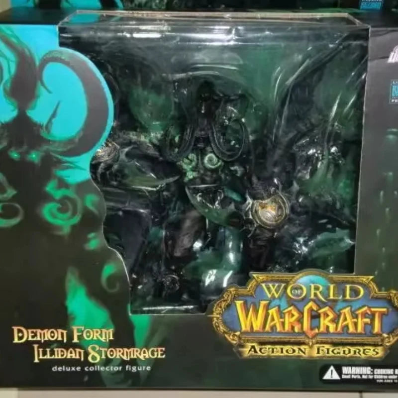 Game Wow Demon Hunter illidan Stormrage PVC Action Figure Toys