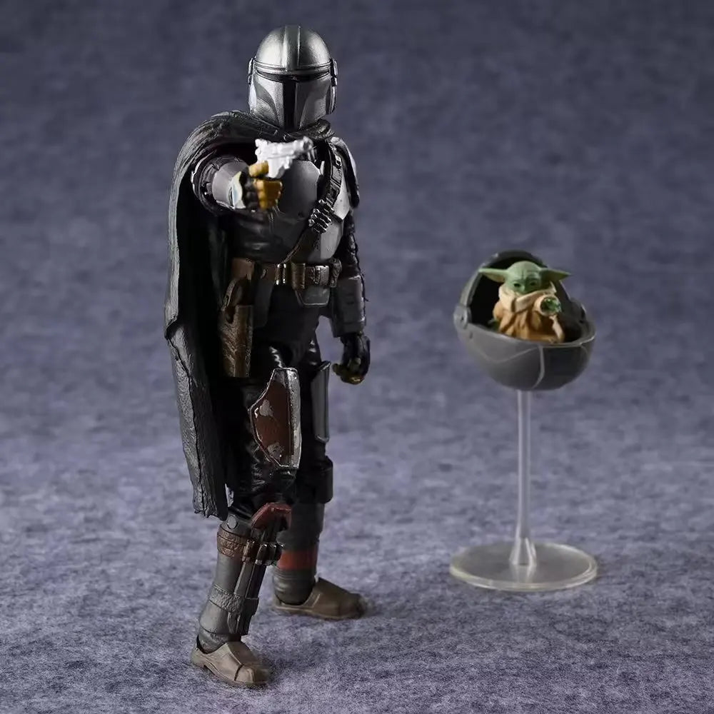 Legends Series X-Men Deadpool The Manda lorian DIN DJARIN & Yoda Action Figure Joints Moveable PVC Model Toys Collection Doll