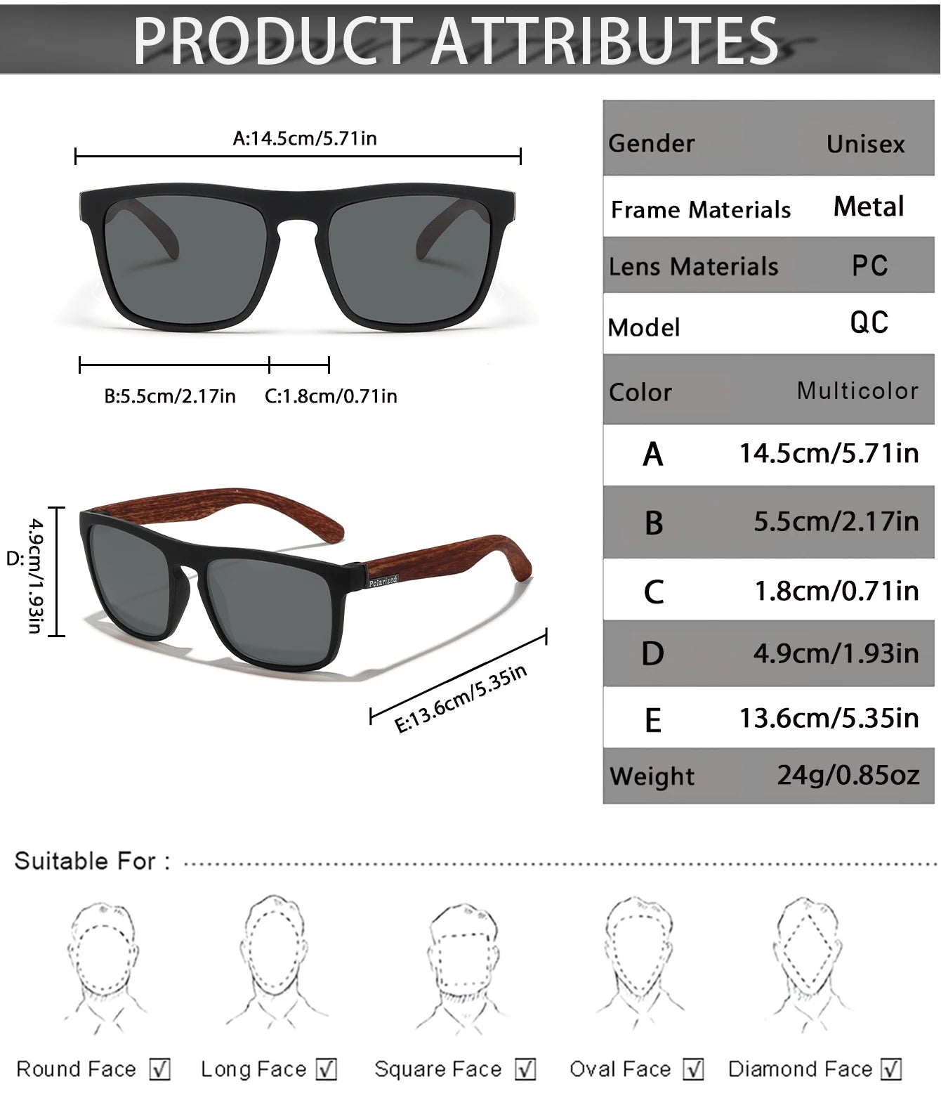 Fashion Polarized Color Changing Cycling Sunglasses Men Night Vision Car Driving Sunglass Dirt Bike Motorcycle  Glasses