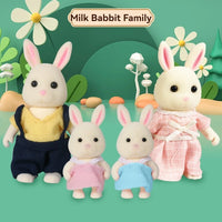 Milk rabbit family