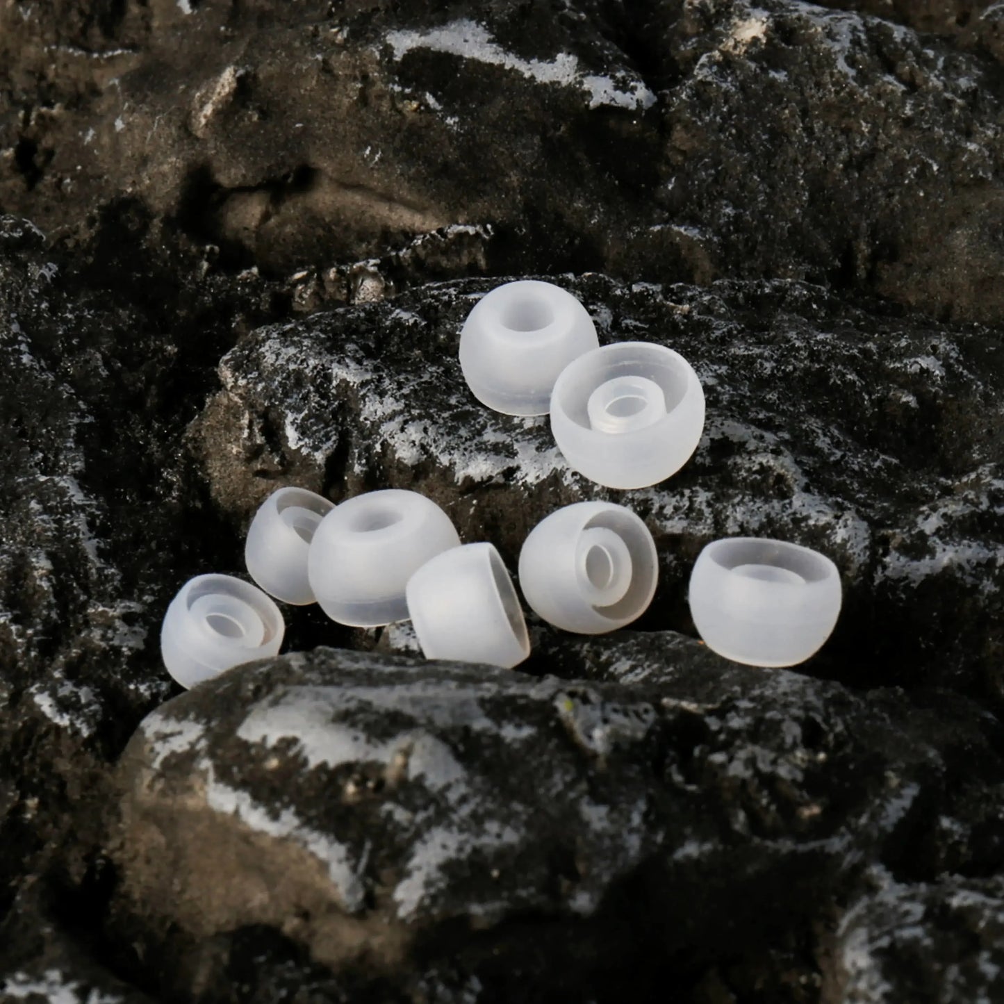 KBEAR 4540 Coffee Silicone Eartips Ergonomically Designed Earcap Optional XS/S/M/L Size and Combination Set Comfortable Earmuffs