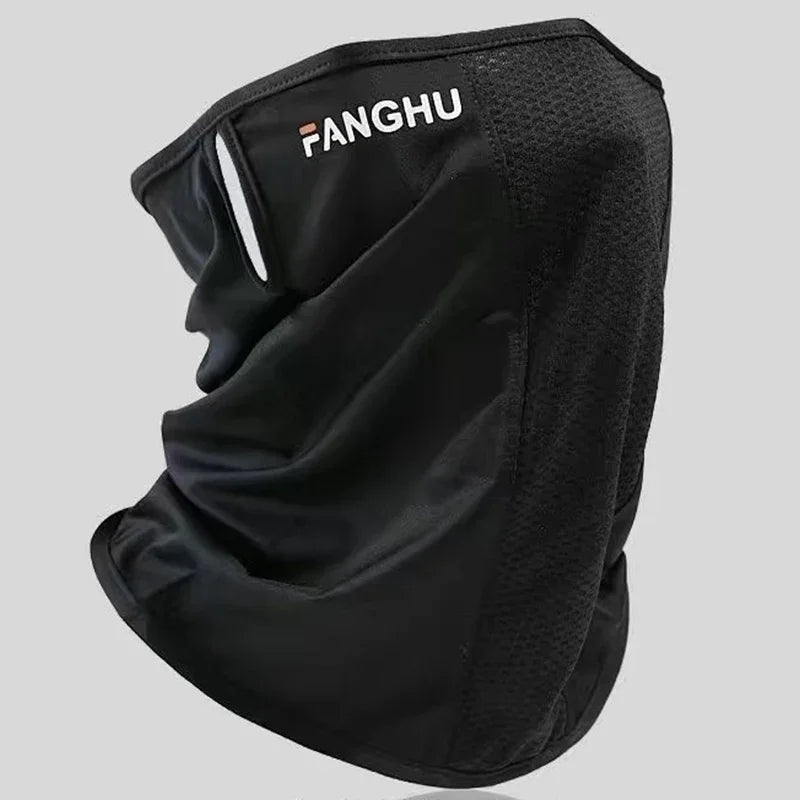 Sun Protection Mask Mesh Breathable Ear Loop Mask Elastic Sunscreen Anti-UV Face Covering Thin Breathable Sports Neck Gaiter