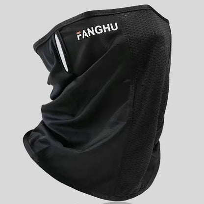 Sun Protection Mask Mesh Breathable Ear Loop Mask Elastic Sunscreen Anti-UV Face Covering Thin Breathable Sports Neck Gaiter