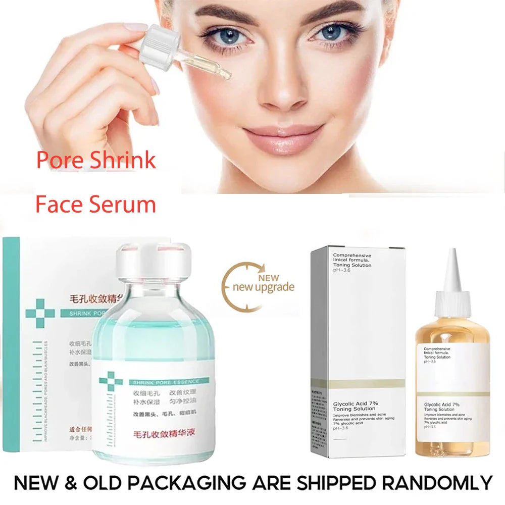 Smooth Pores Repair Essence Firm Cosmetics Pore Shrink Face Serum Hyaluronic Acid Moisturizing Nourish Skincare Pore Shrinkage