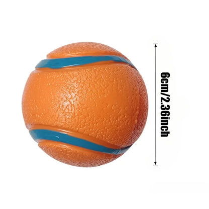 Dog Toy Ball Dog Fetch Ball Toy Tough Pet Ball Puppy Chew Toy Solid Elastic Jumping Ball Pet Accessories For Large Medium Small