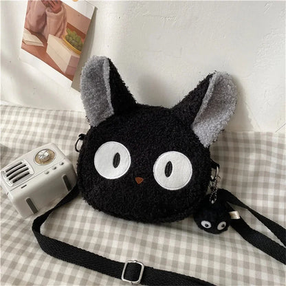 Japanese style cute bag for women cartoon plush shoulder bag for women new crossbody bag small mobile phone & wallet bag for wom