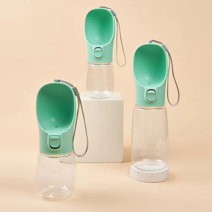 350ml 550ml Portable Water Bottle for Dog Cat Drinking Cup with Lanyard Leakproof Puppy Kitten Water Feeder Outdoor Pet Supplies