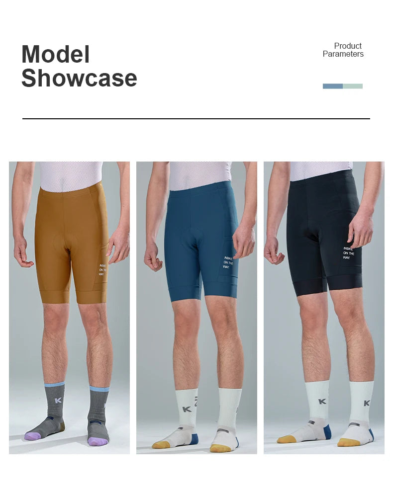 INBIKE Pro Summer Men's Cycling Shorts Bicycle Pants Shock-absorbing Cycling Clothing Mountain Road Bike Tousers With pocket