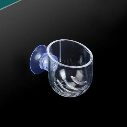 1pc Aquarium Decorations Plant Cup Pot Acrylic Aquatic Plant Cup with Suction Holder Planting Cylinder Cup Aquarium accessories