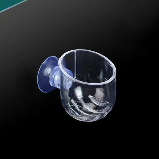 1pc Aquarium Decorations Plant Cup Pot Acrylic Aquatic Plant Cup with Suction Holder Planting Cylinder Cup Aquarium accessories