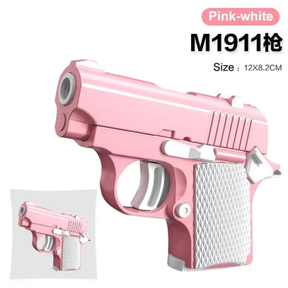 Mini Gravity Printing 1911 Children'S Toy Guns Model Fidget Toy for Kids Adults Stress Relief Toy Children Decompression Gift