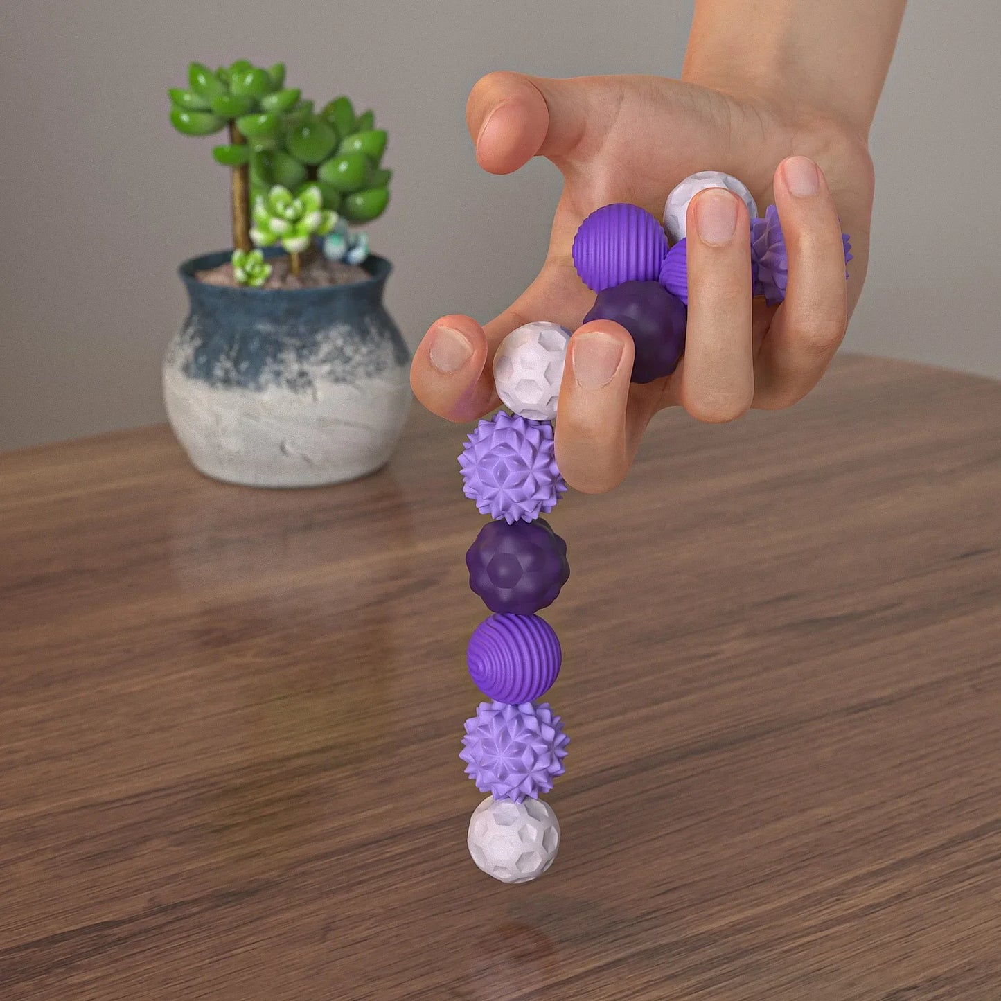 Silicone Magnetic Sensory Balls Fidget Toy Worry Balls Autism Calming Fidgeting Toy Anxiety Relief Stress Sensory Toy