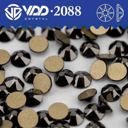 VDD SS16-SS30 High Quality AAAAA 2088 Rhinestones Crystal Flatback 8 Big 8 Small 16cut Stones For DIY Crafts Nail Art Decoration