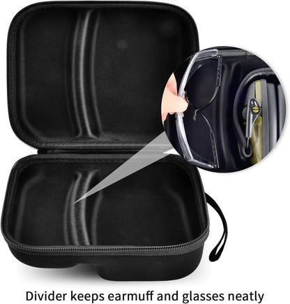Storage Case Compatible with Walkers Razor Slim Howard Leight PROHEAR 016 Electronic Ear Protection Earmuffs