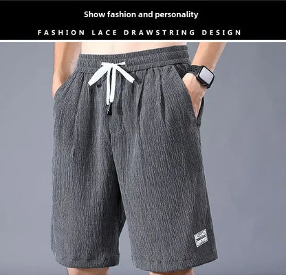 Men's Ice Silk Casual Shorts Loose Fit Summer Style Big Pants Versatile Outerwear For Men Comfortable Underwear